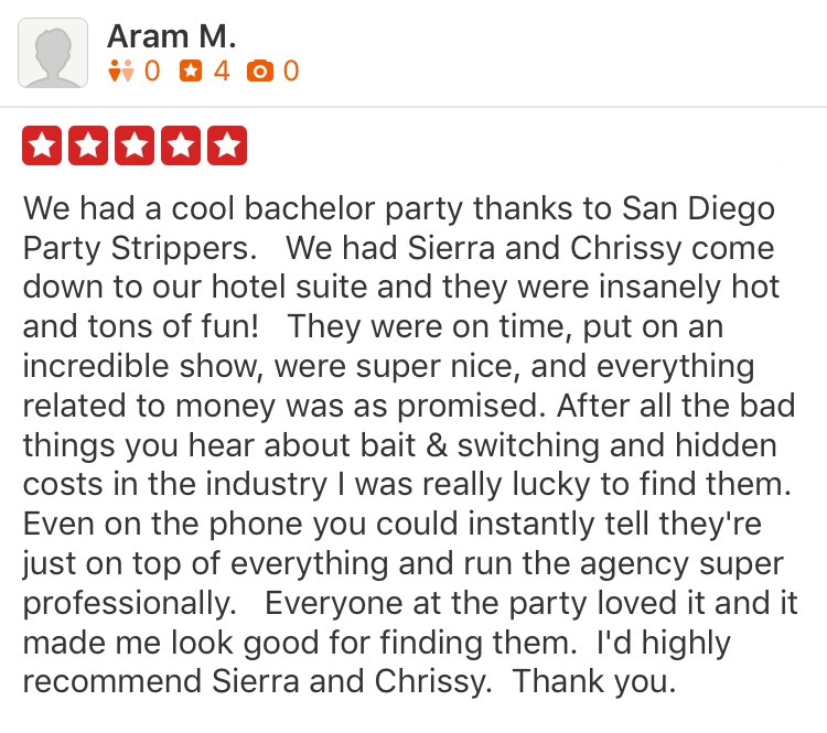 San Diego Stripper Review